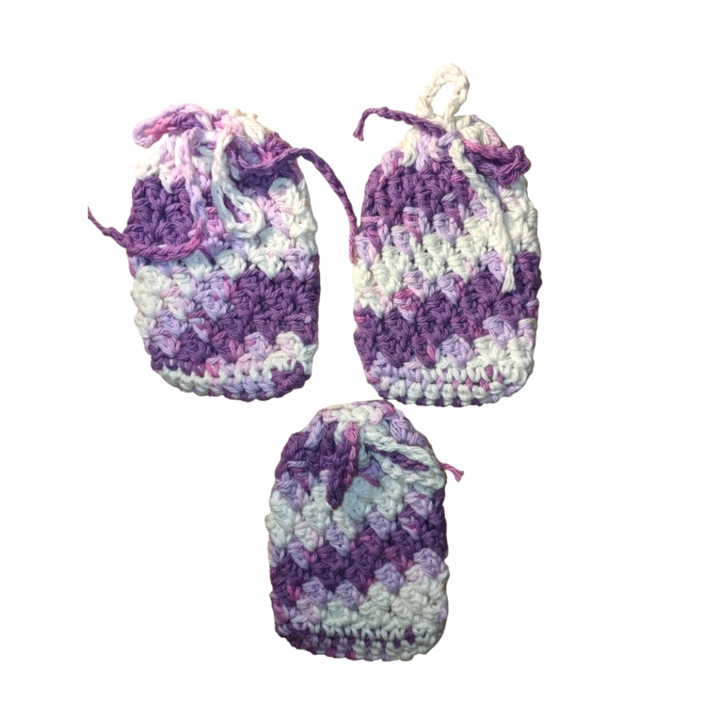 Handmade Soap Bags Crochet